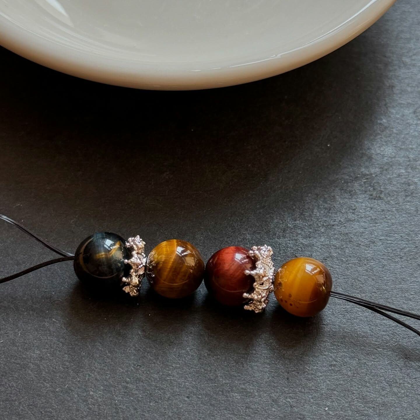 [原石] 金屬隔珠配件 包框 一組 5 個