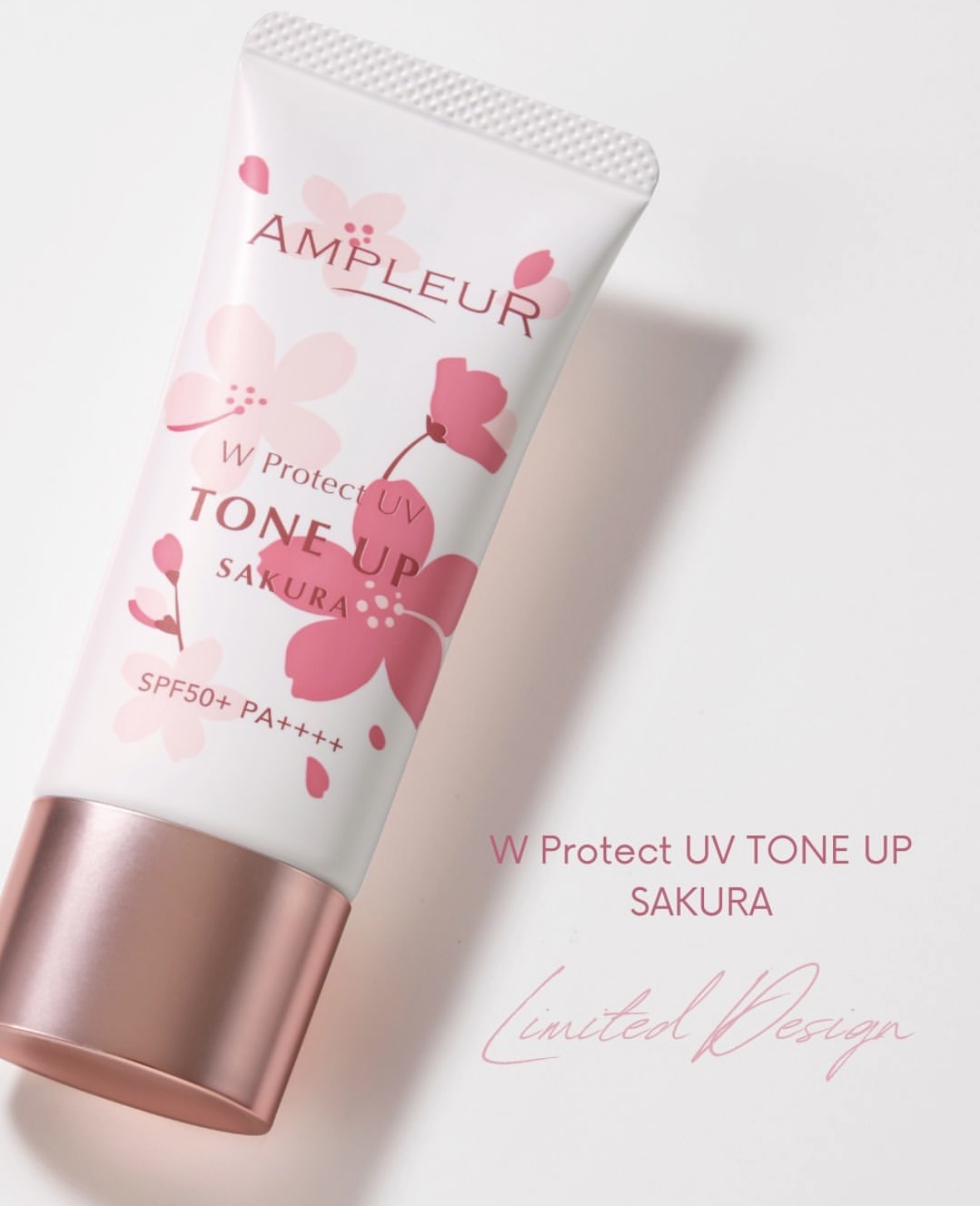 [限定] AMPLEUR W Protect UV Tone Up P SAKURA SPF50+ PA++++ 30g