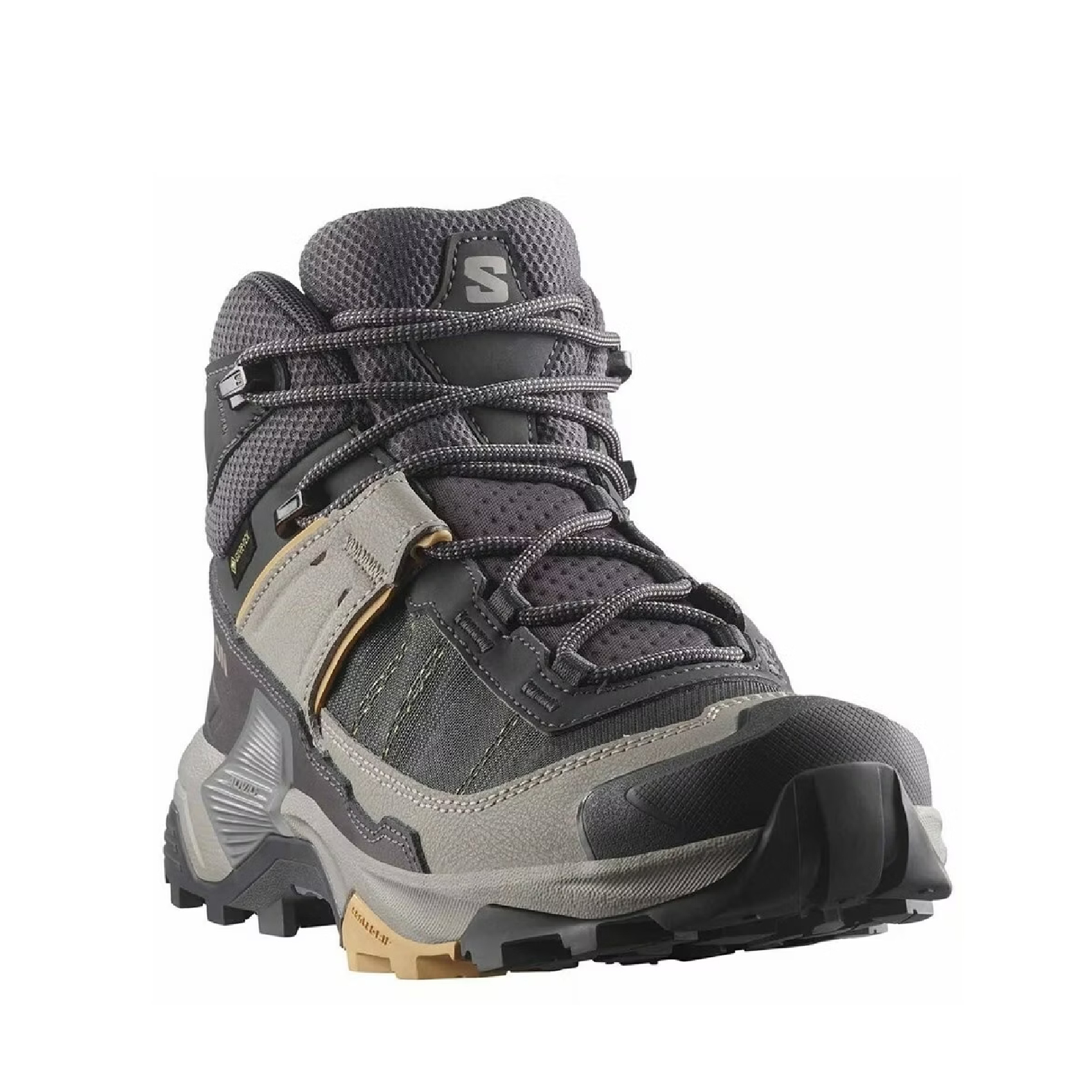 SALOMON 法國 女 X ULTRA 5 GTX 中筒登山鞋 女款 (灰) 防水/登山/健行 33SL477545