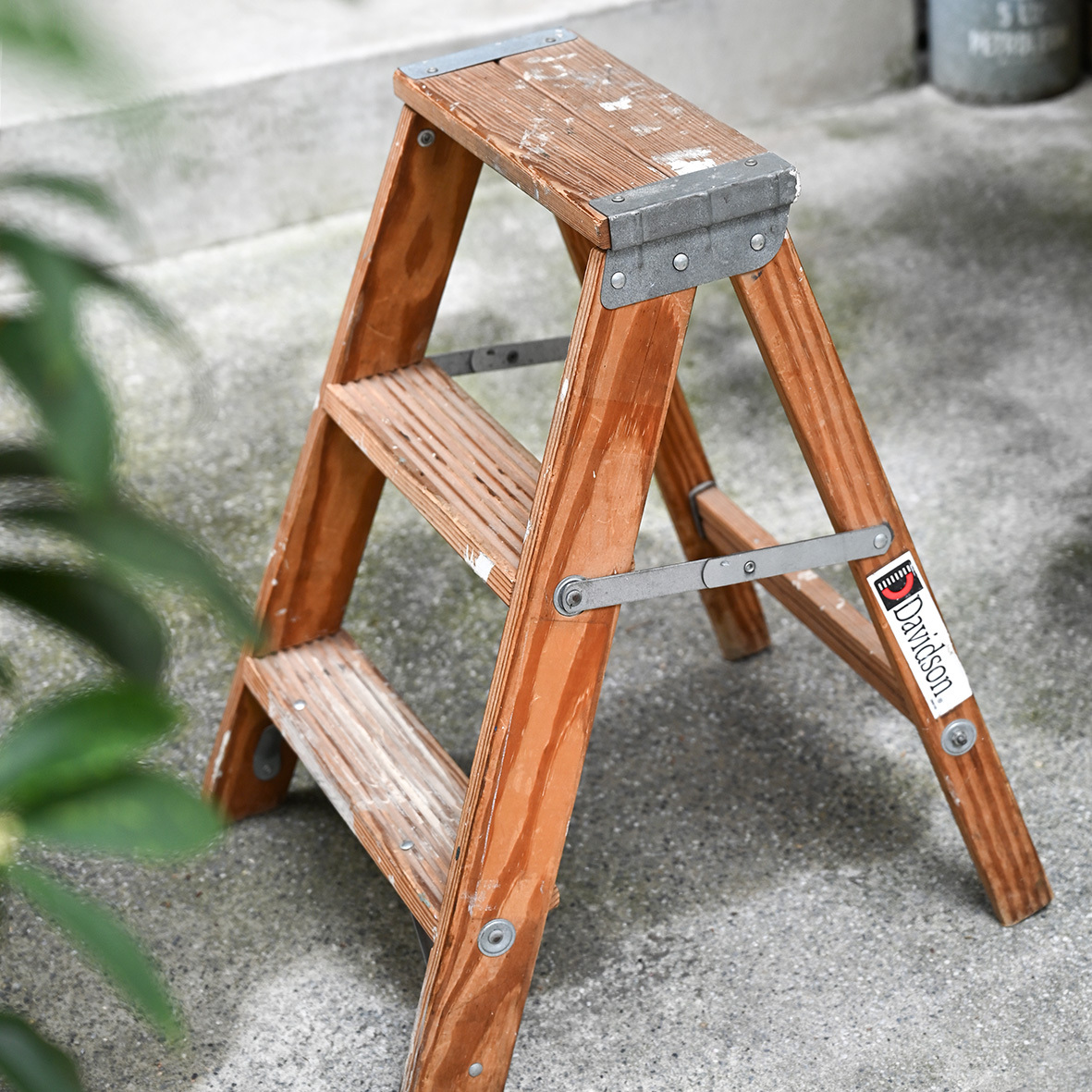 Vintage 美國古董木梯