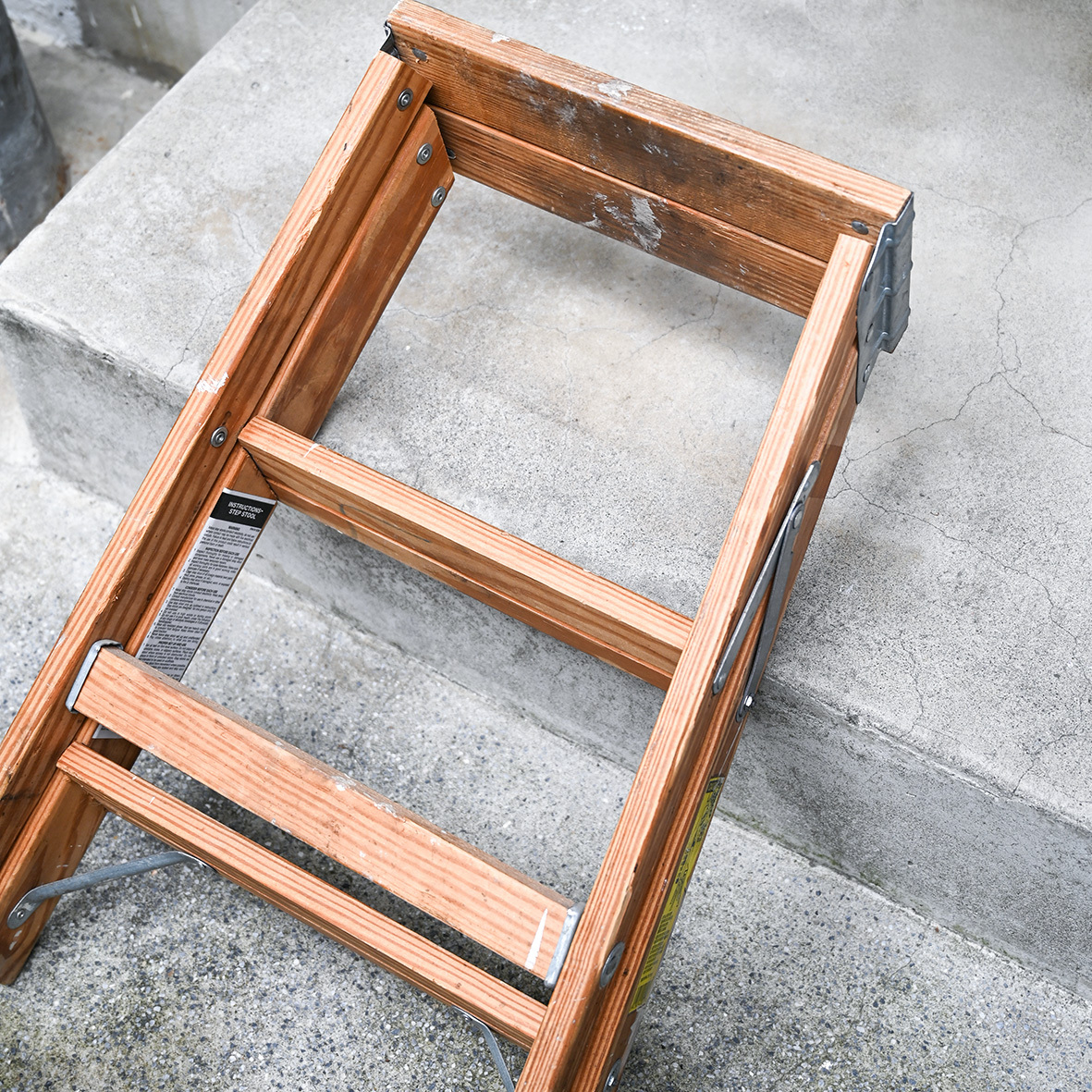 Vintage 美國古董木梯