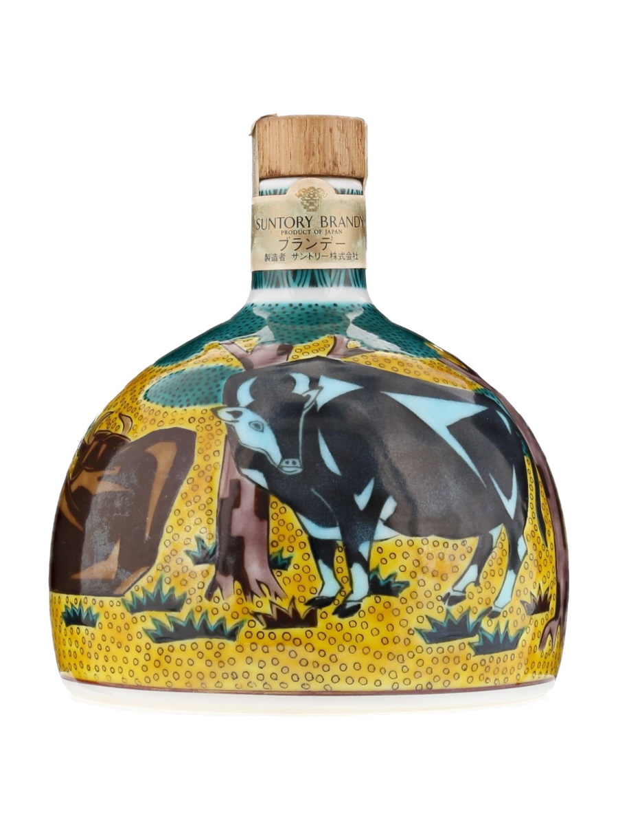 三得利白蘭地九谷焼 1998 (600ml) [禮盒裝]