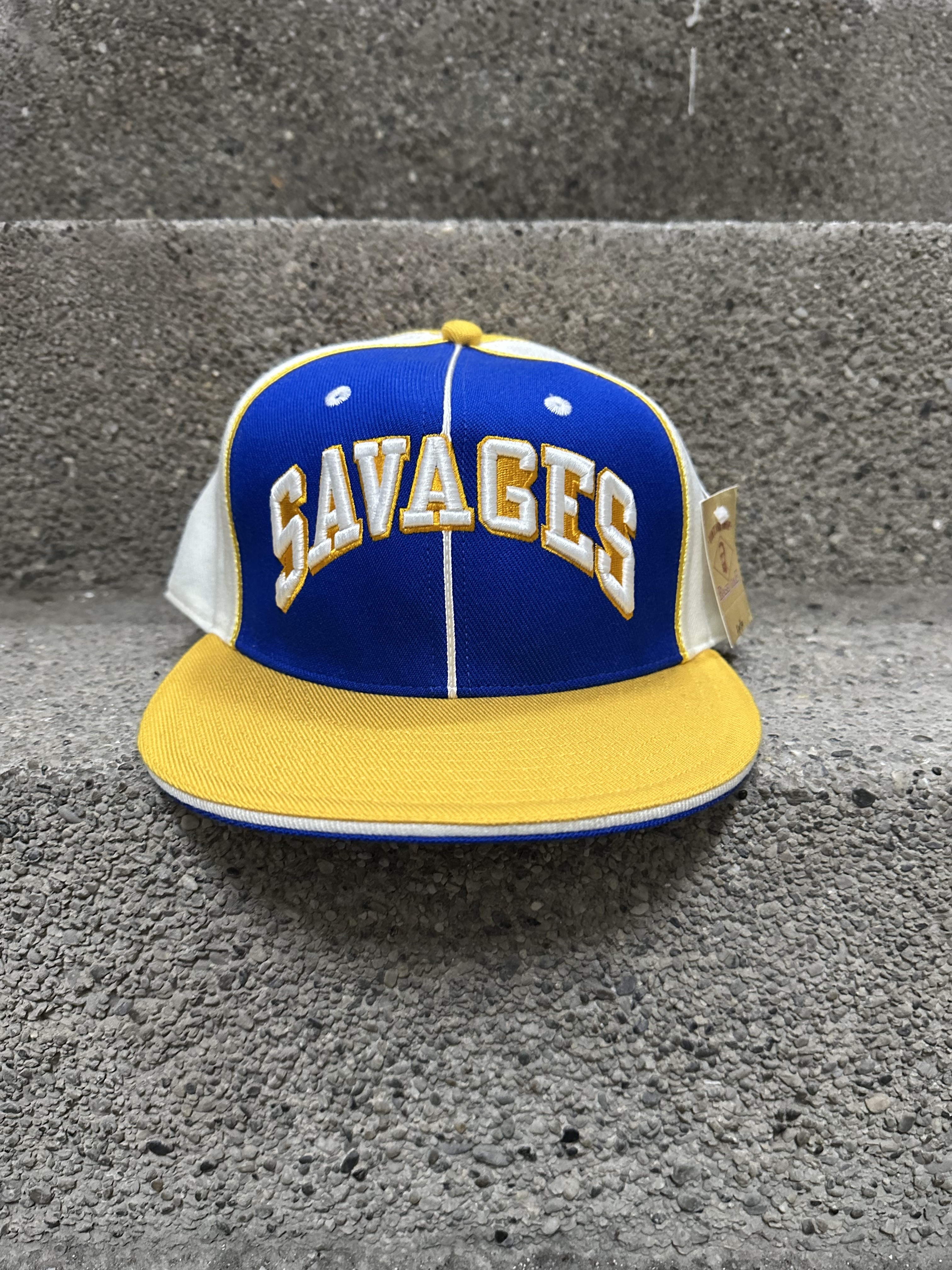 2000s adidas Bi-Color 6panel College Cap "SAVAGES”
