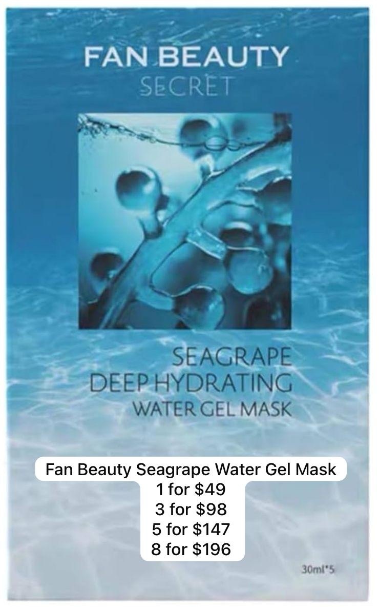 5 FAN BEAUTY SEAGRAPE WATER GEL MASK