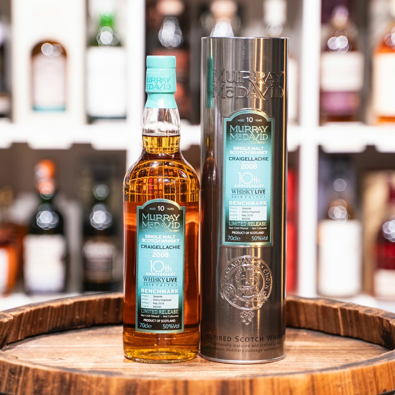 Murray McDavid Benchmark Craigellachie 2008 10 Years Old Whisky Live 10th Anniversary