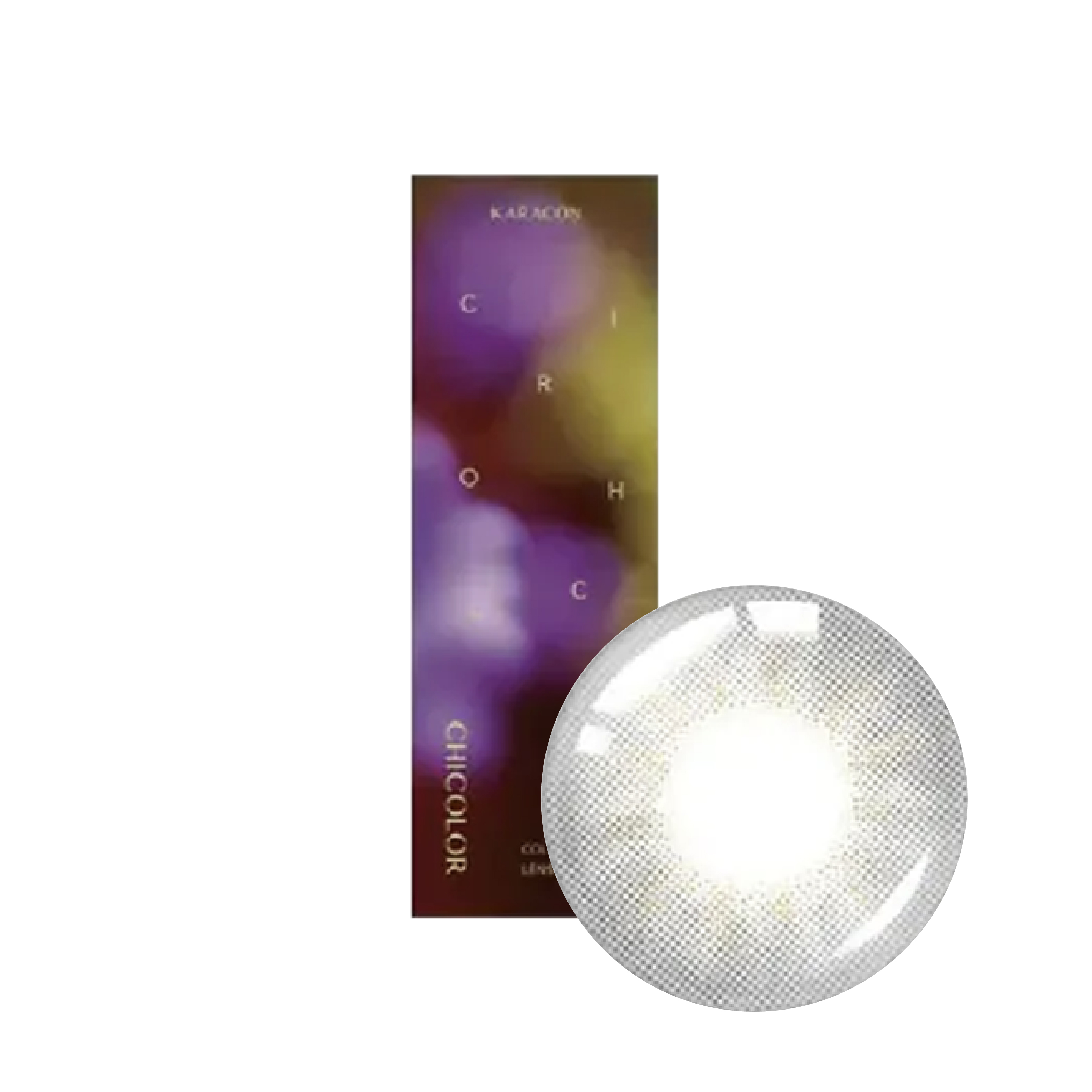 卡拉瞳chicolor彩色日拋璃光灰(10片)