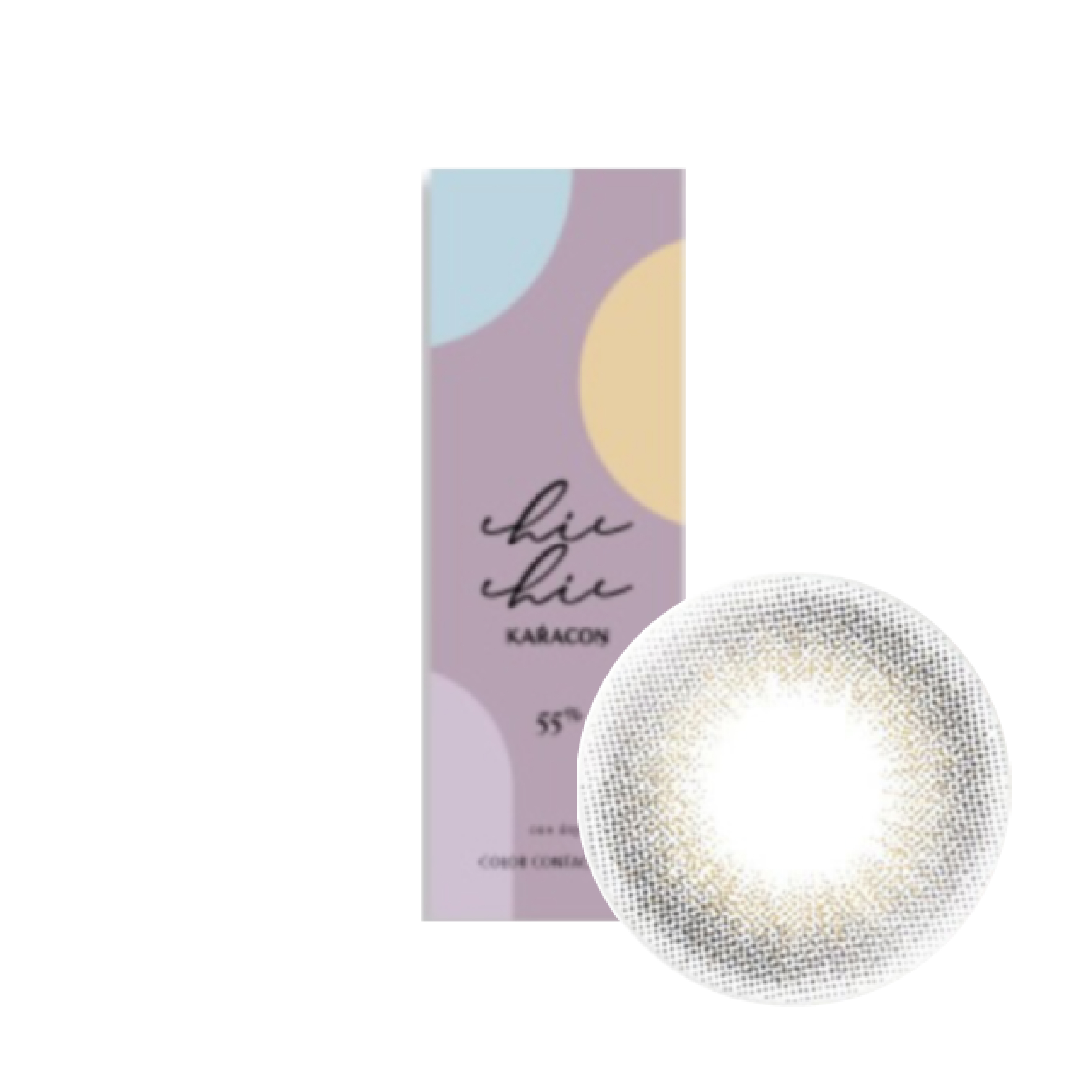 卡拉瞳chicolor彩色日拋寧靜灰(10片)