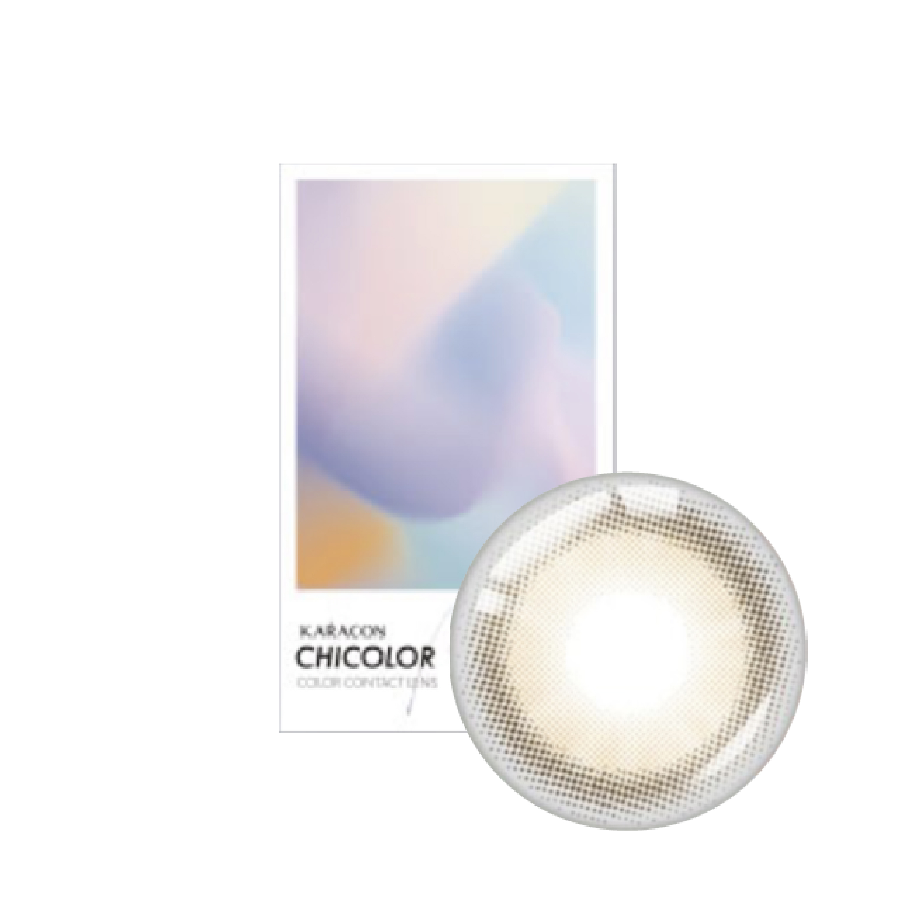 卡拉瞳chicolor彩色月拋寂靜米(1片)