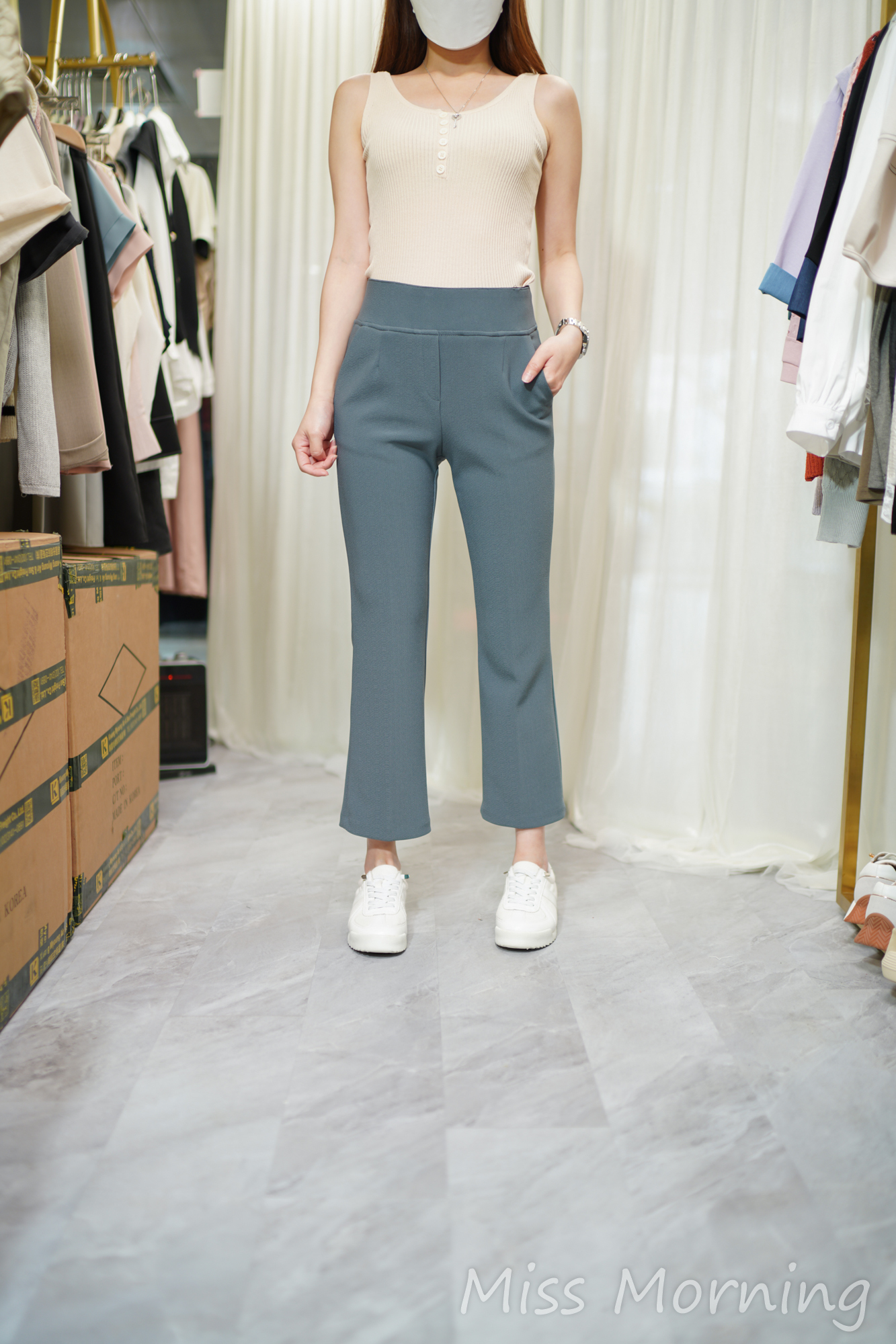 包肚腩9分靚cut西褲(33896)