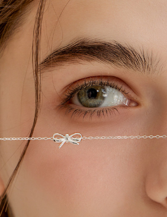 【925純銀】韓風蝴蝶結項鍊