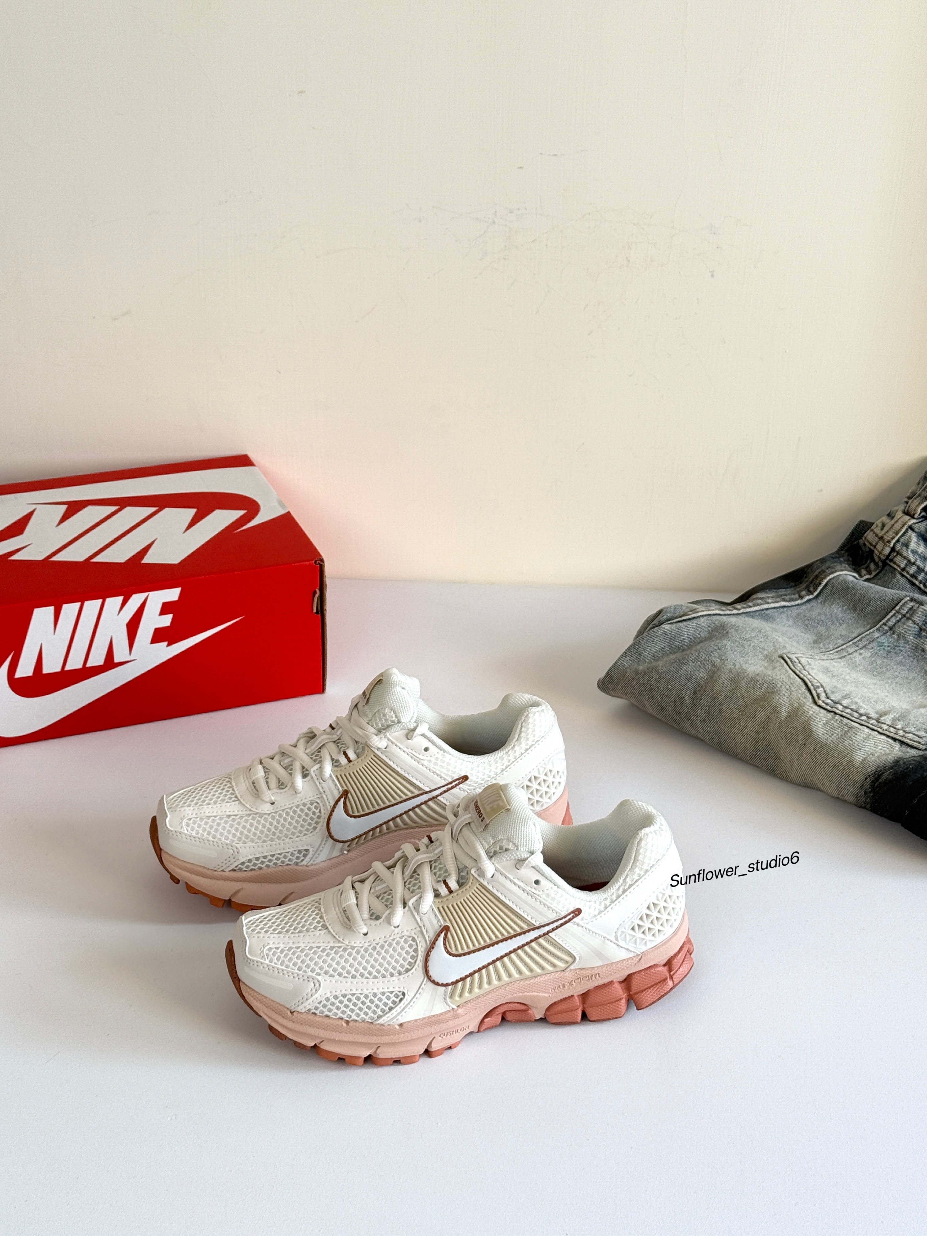 Nike Zoom Vomero 5 奶油柑橘 橘色 奶白色 慢跑鞋 老爹鞋 女鞋 FJ2028-002/預購