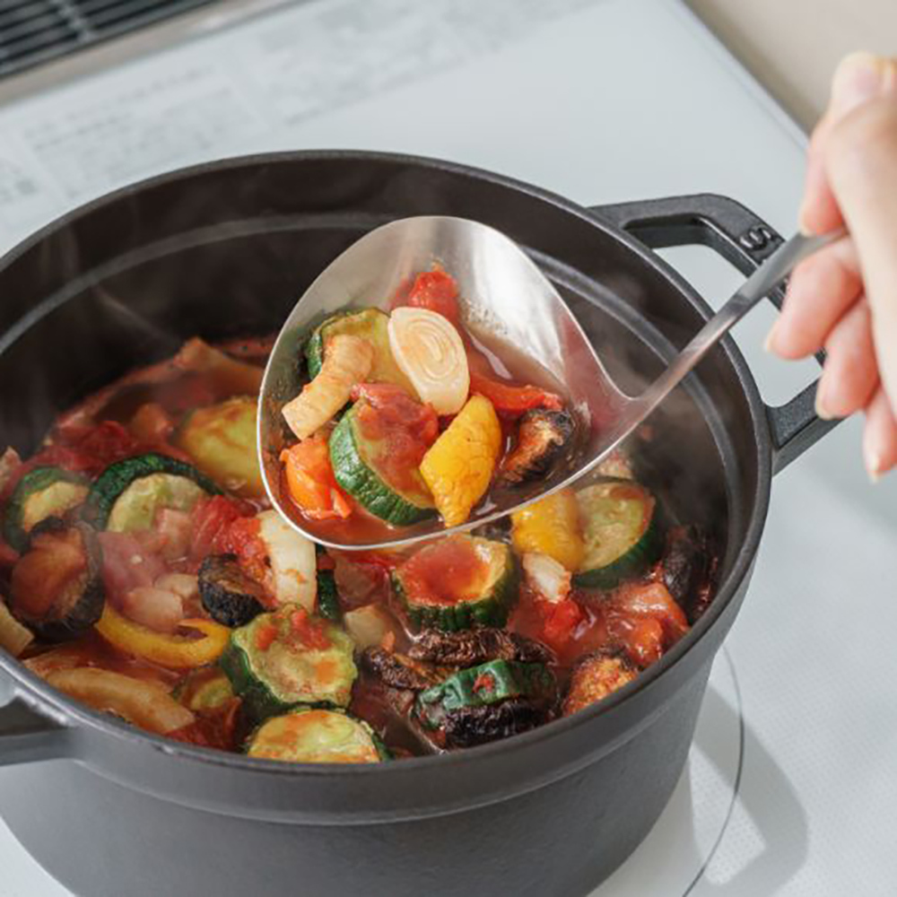 《家事問屋》日本製306不鏽鋼貝殼型大湯勺