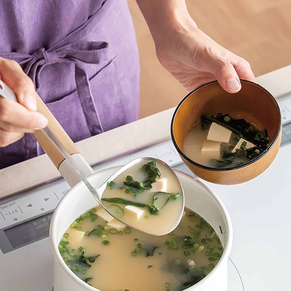 《家事問屋》日本製306不鏽鋼貝殼型大湯勺