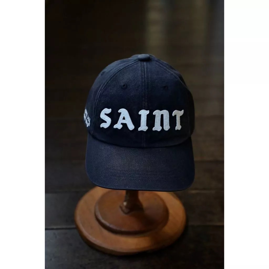 2025SS SAINT M×××××× MICHAEL SAINT 6PANEL CAP LOGO 水洗 老帽 帽子 現貨