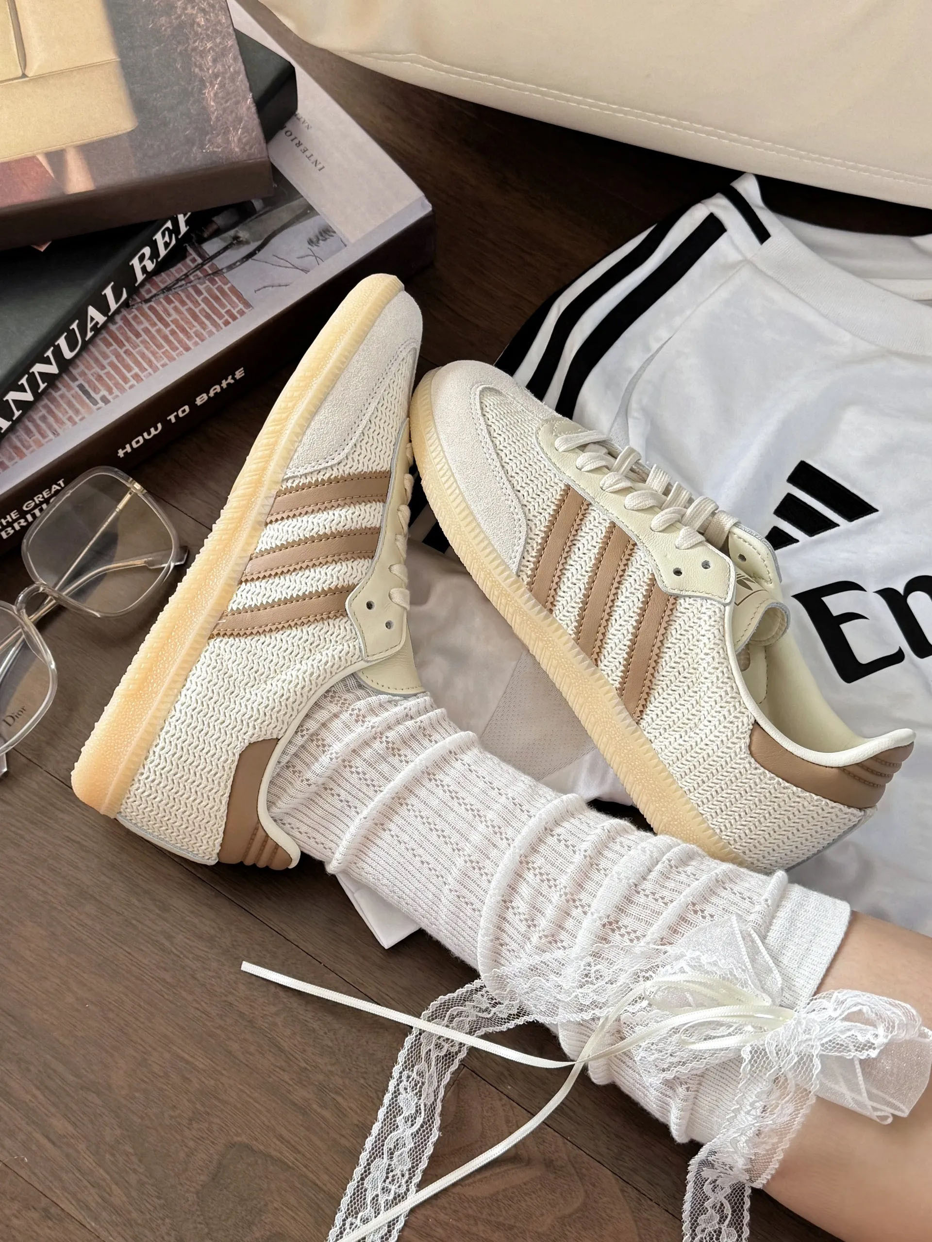 ADIDAS SAMBA OG 榛果奶昔 大地色 咖啡色 可可色 米色 奶油色 焦糖底 華夫格 鬆餅格 男鞋 JI3185 / 預購