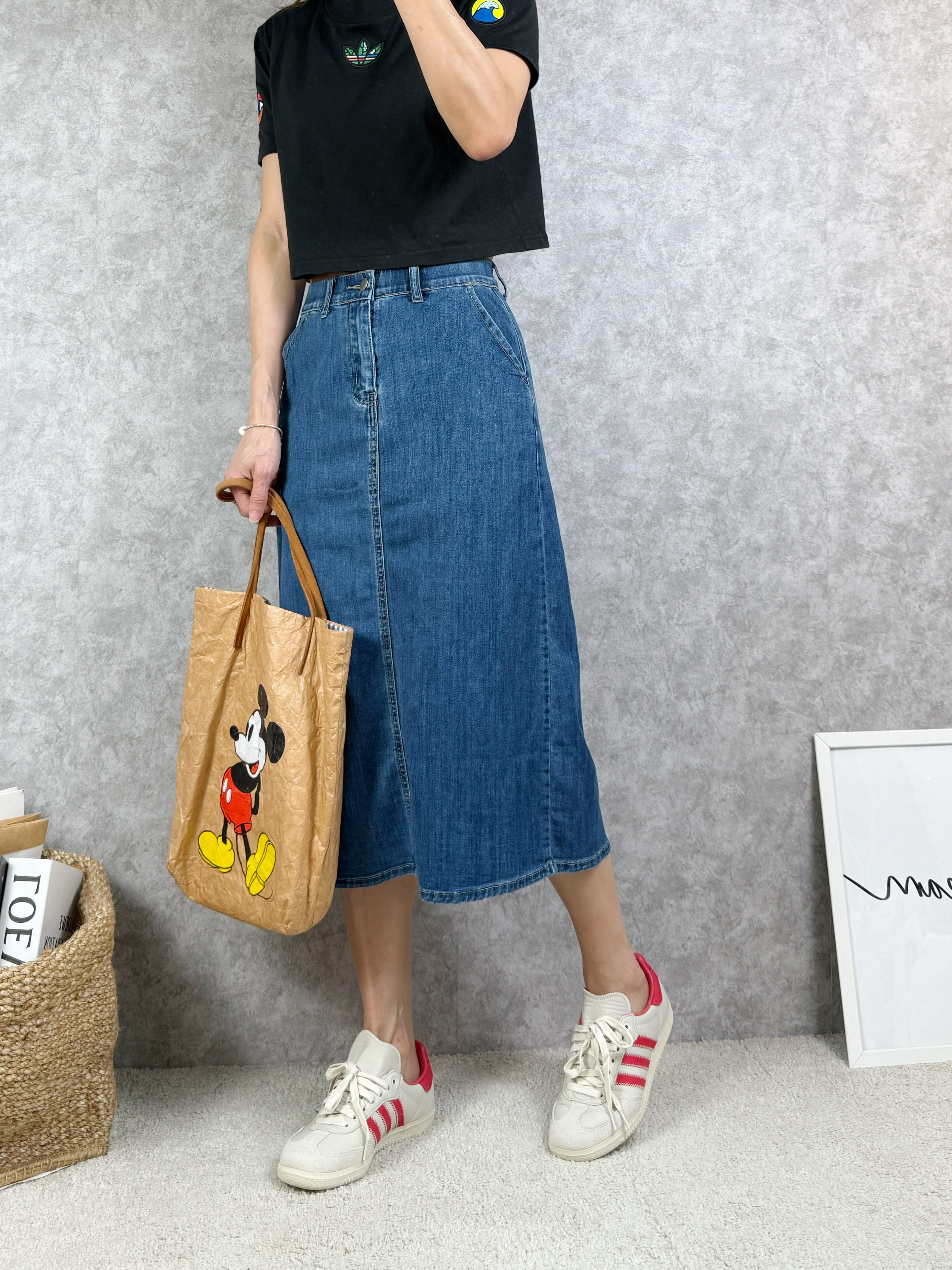 適合修飾臀圍的牛仔裙