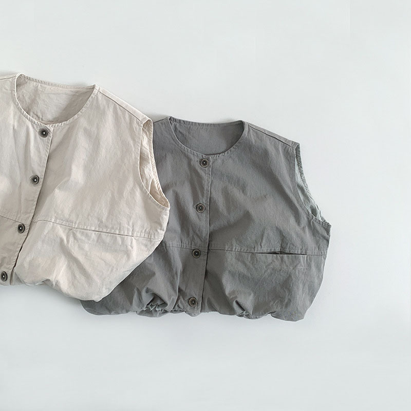 寬鬆泡芙 春秋薄款背心