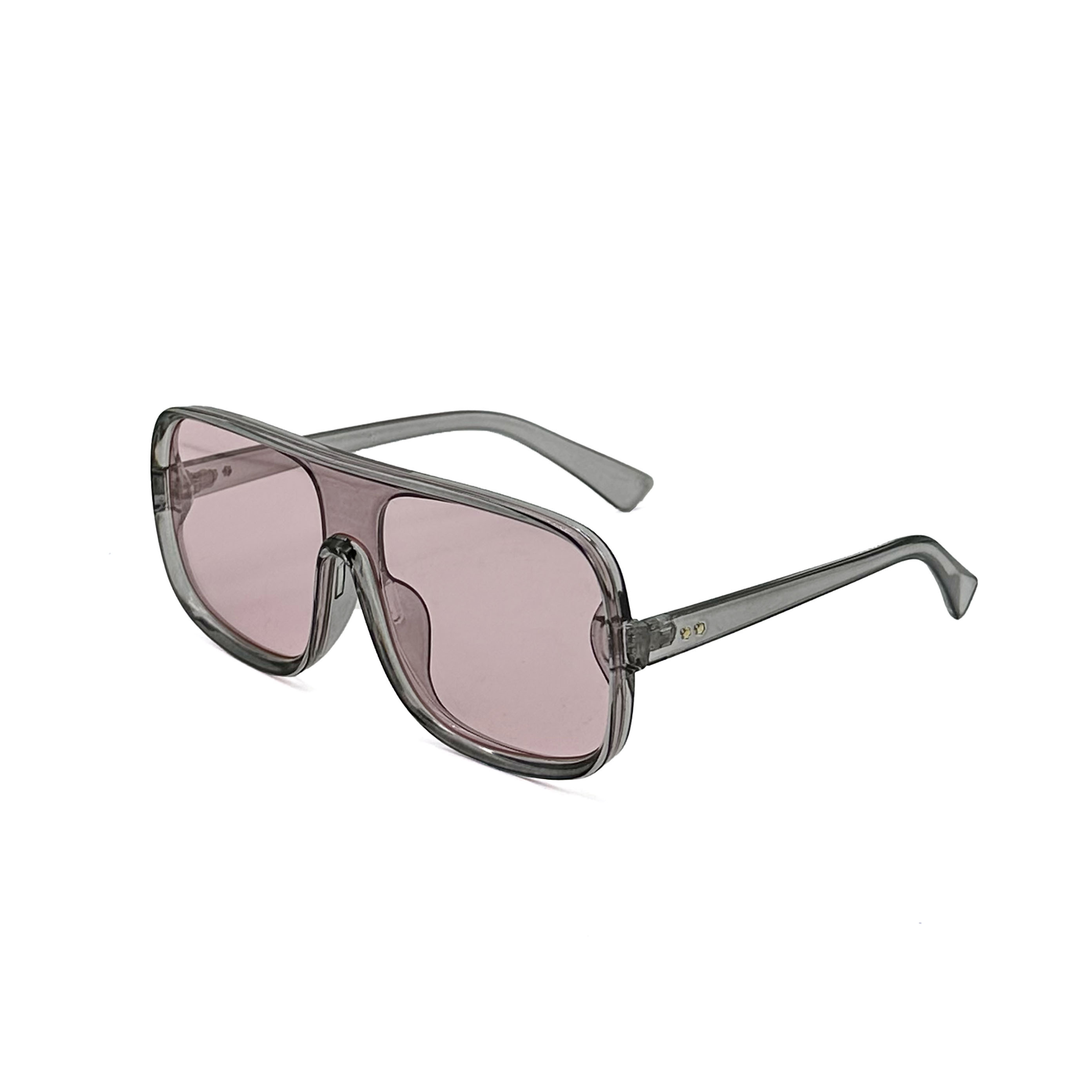 CHILL 連體大框方形墨鏡-粉