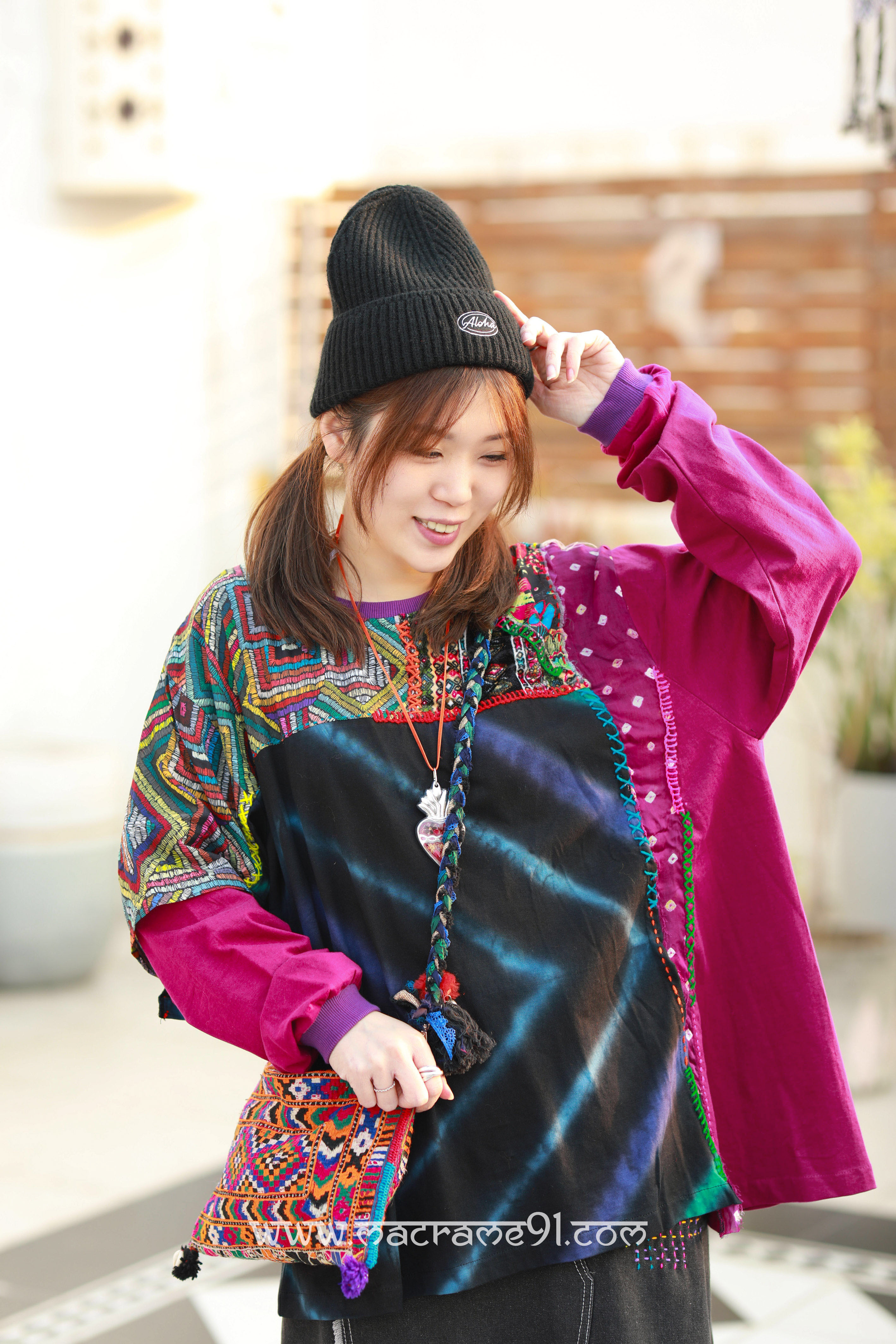 Macrame 長袖上衣 - M3261CH - 多色 (0122)