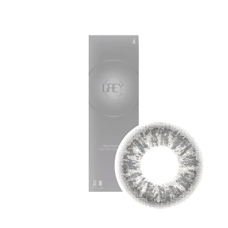 安儷小直徑彩色日拋銀灰(10片）