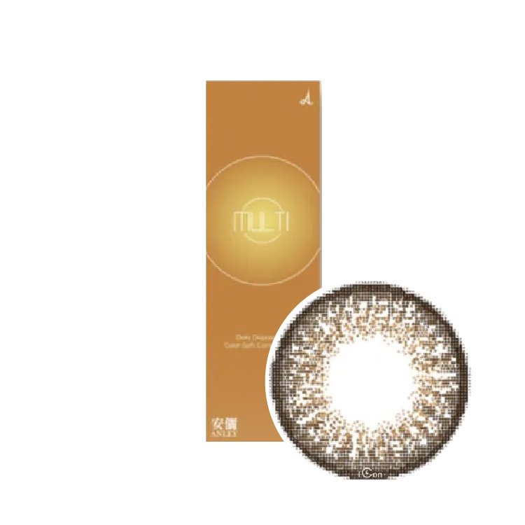 安儷放大彩色日拋金色(10片）