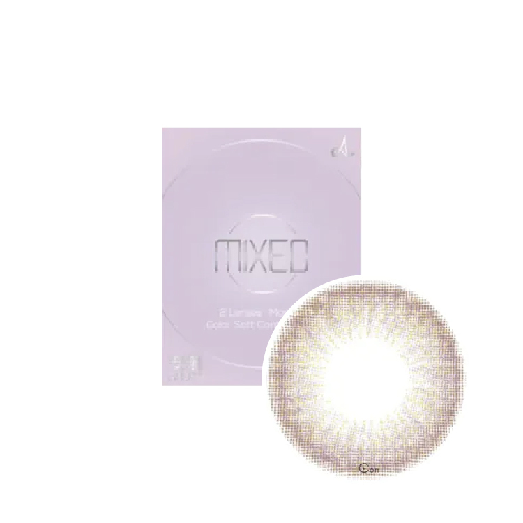 【即期促銷】安儷小直徑彩色月拋粉金(2片）