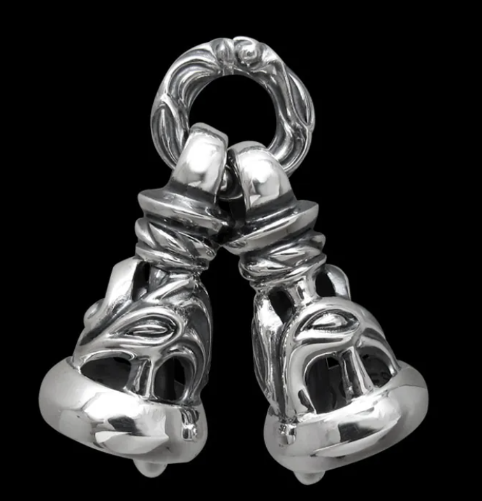 MF Pendant: Two Dove Bells