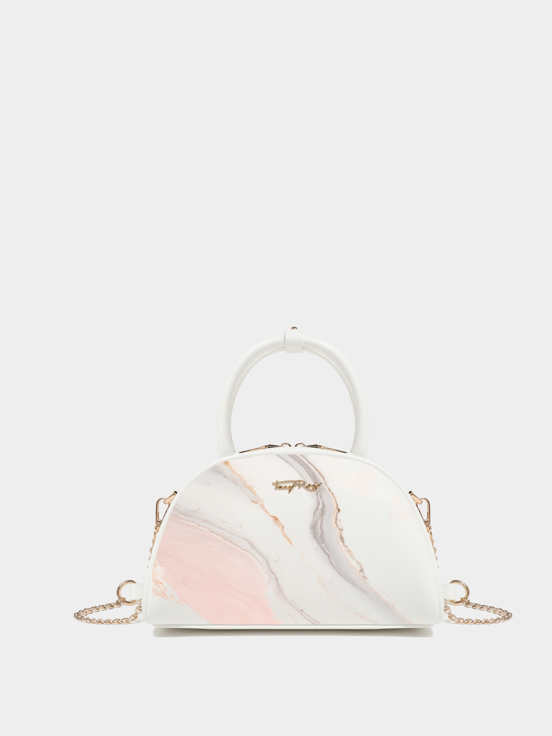 Marble Elegance 半月包