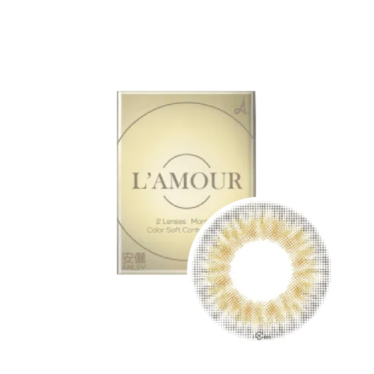 【即期促銷】安儷熱戀彩色月拋金紗(2片）