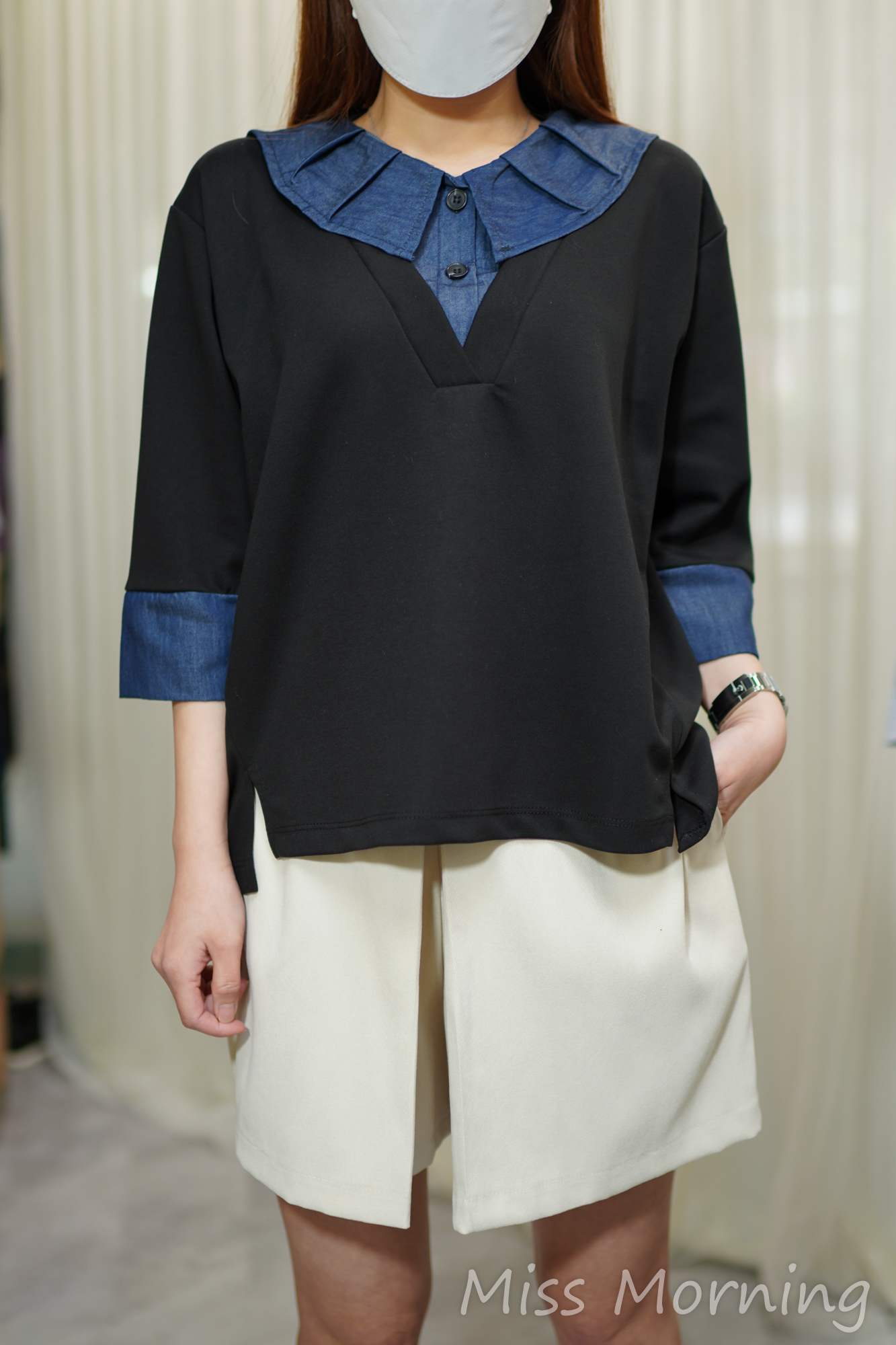 拼牛仔領高質Top(14446)