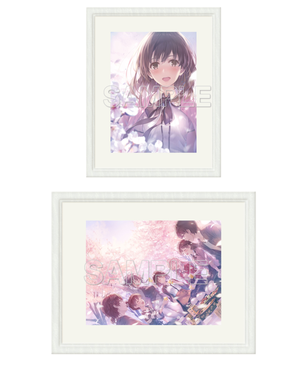 『不起眼女主角培育法』10th anniversary A3 Primoart複製原畫 系列 【日本進口精品】