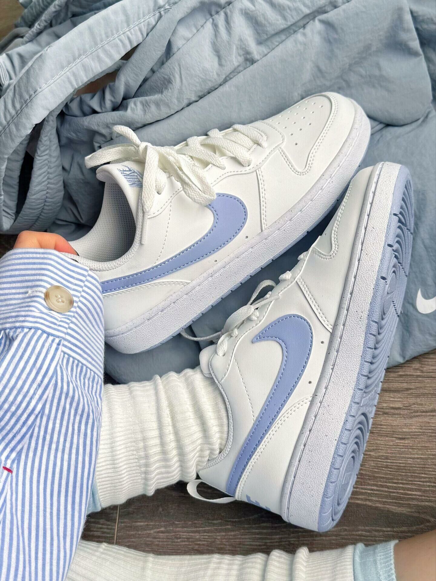 Nike Court Borough Low 2 藍莓優格 藍紫色 全白 小dunk 大童 DV5456-103/預購