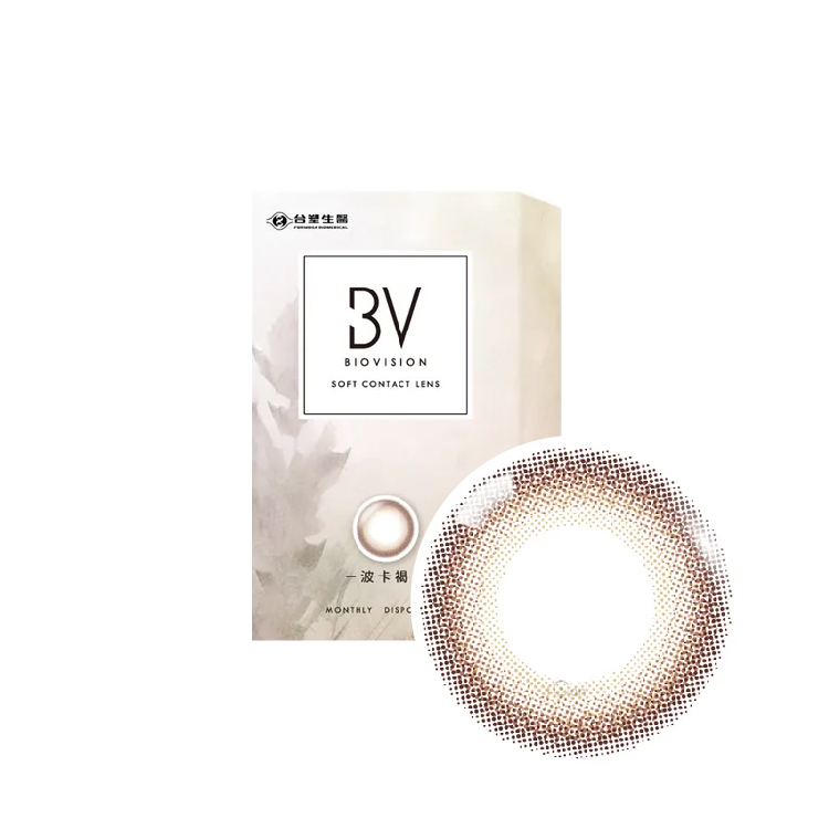康視騰童話系列彩色月拋(1片)波卡褐