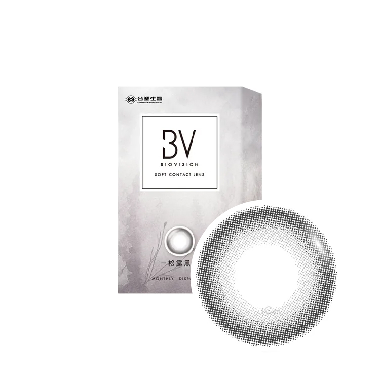 康視騰童話系列彩色月拋(1片)松露黑