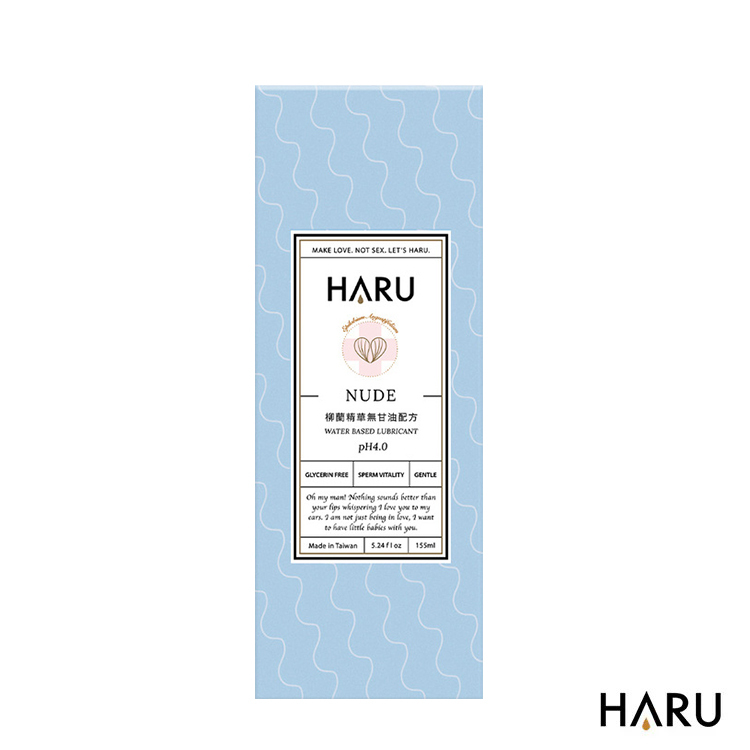 HARU NUDE 柳蘭純愛水溶性備孕潤滑液(無甘油)-155ml
