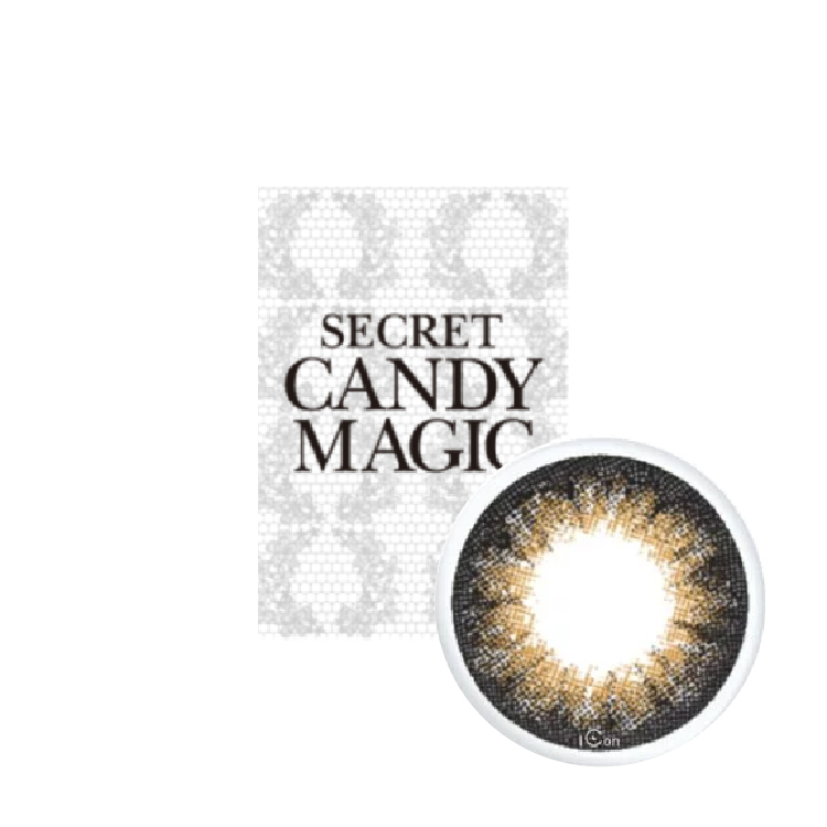 魔幻糖果彩色月拋(1片)NO.06棕