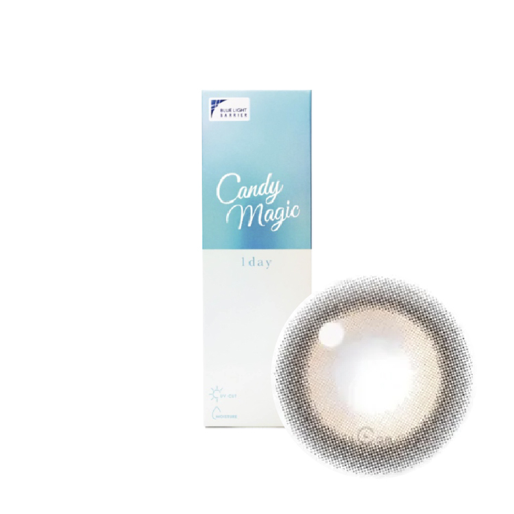 魔幻糖果抗藍光彩色日拋 (10片)楓糖蜜茶