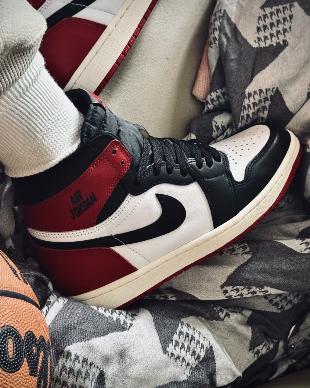 【現貨】Nike Air Jordan 1 OG Black Toe Reimagined 高筒 黑紅 男款