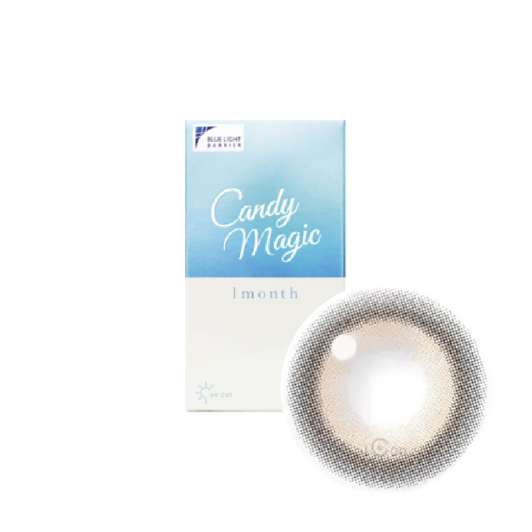 魔幻糖果抗藍光彩色月拋(1片)楓糖蜜茶
