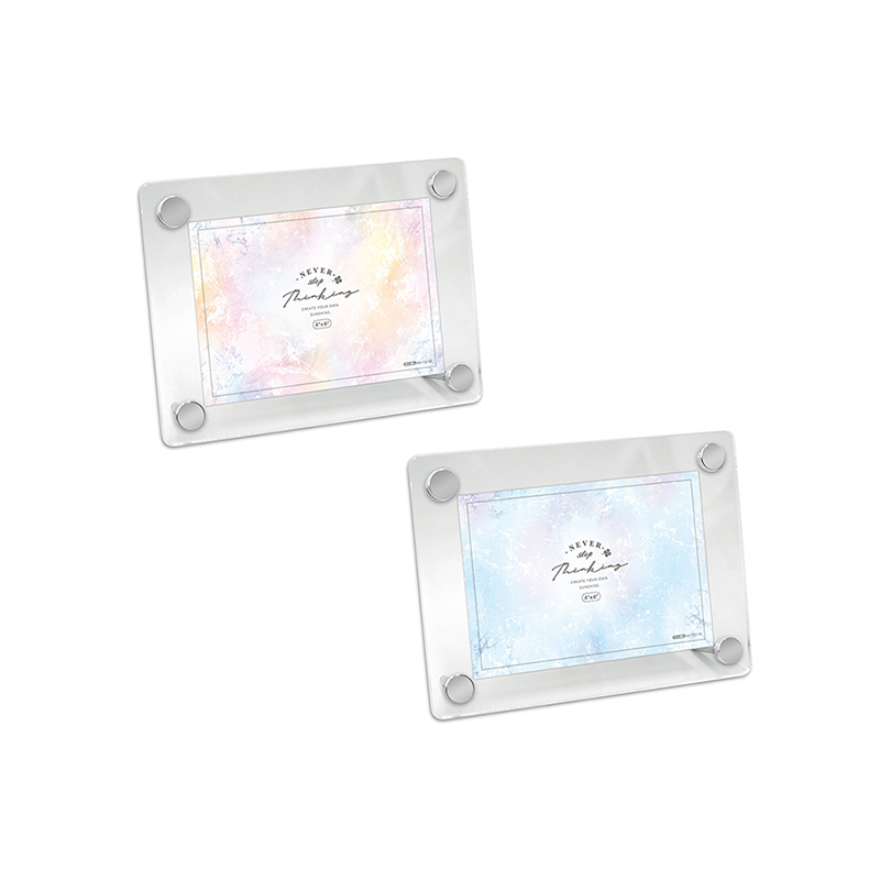 四季紙品 岱門文具 大理石紋 壓克力展示框 4x6 相框  【AK1705】