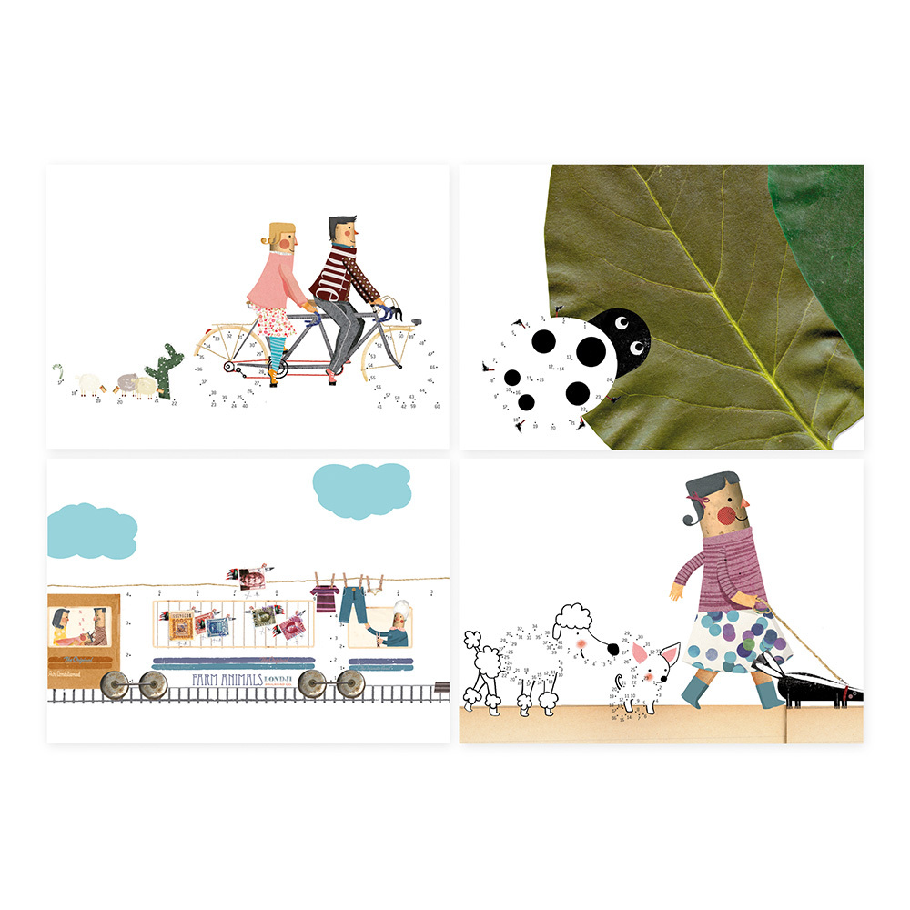 西班牙Londji 創意美術&連連看遊戲書