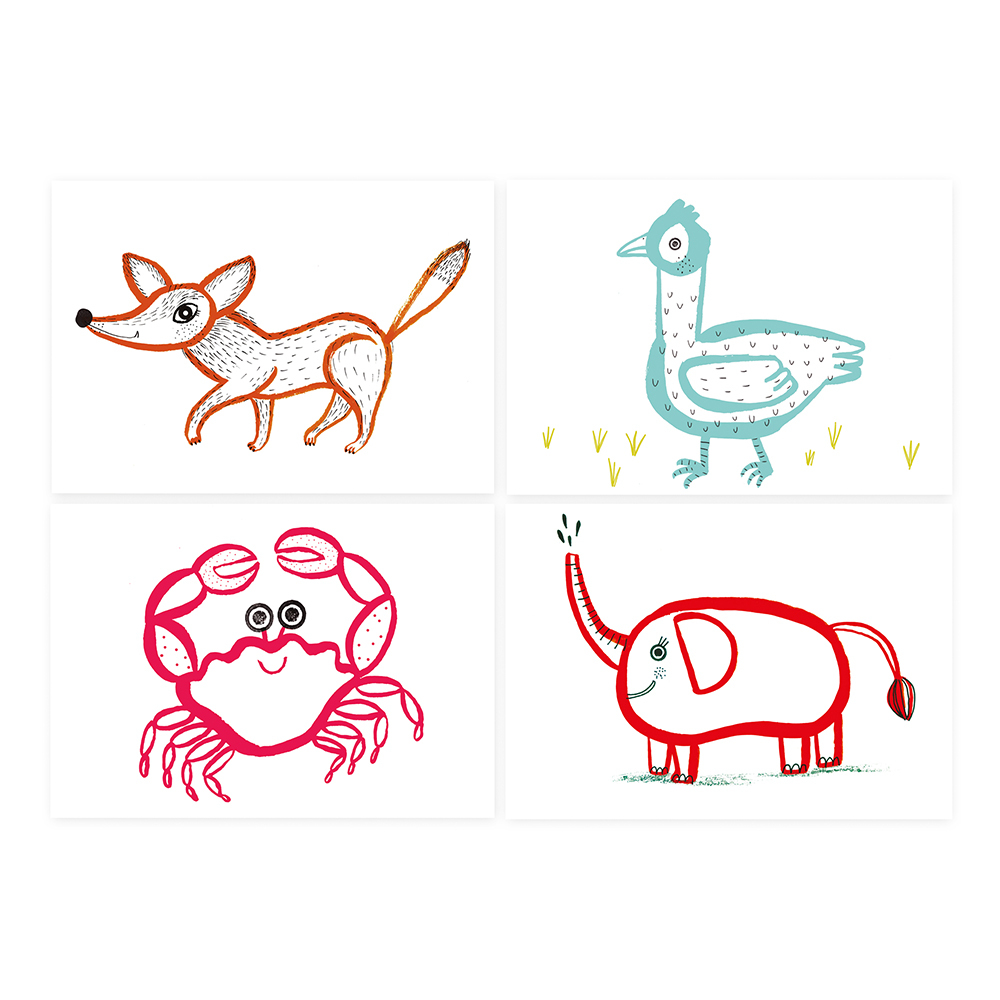 西班牙Londji 創意美術&著色遊戲書