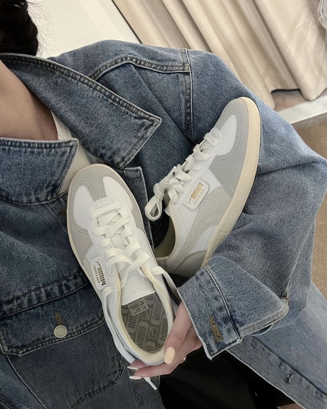 Puma Palermo 德訓鞋 奶油米灰