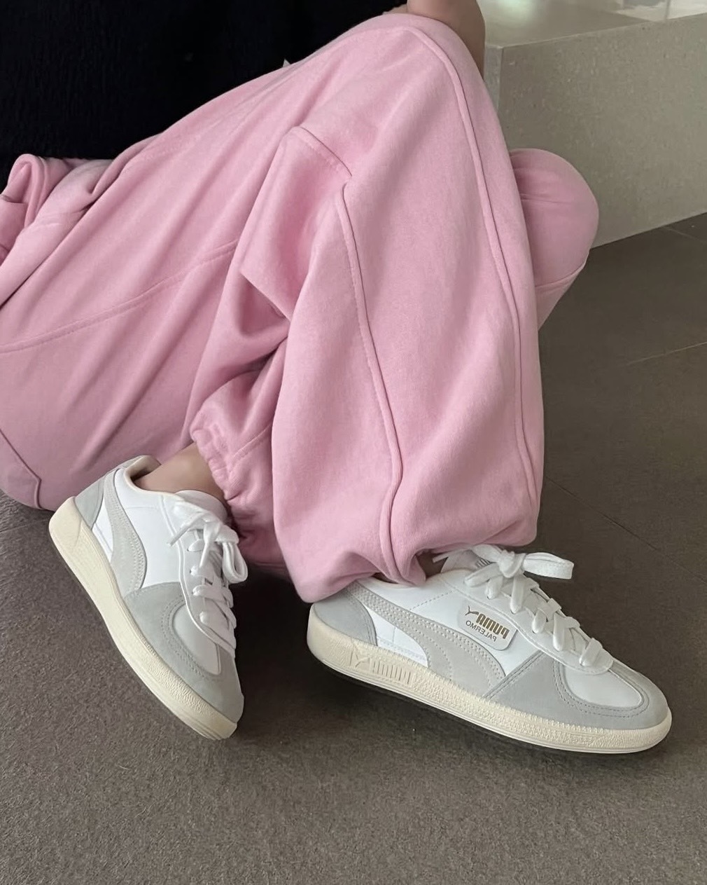 Puma Palermo 德訓鞋 奶油米灰