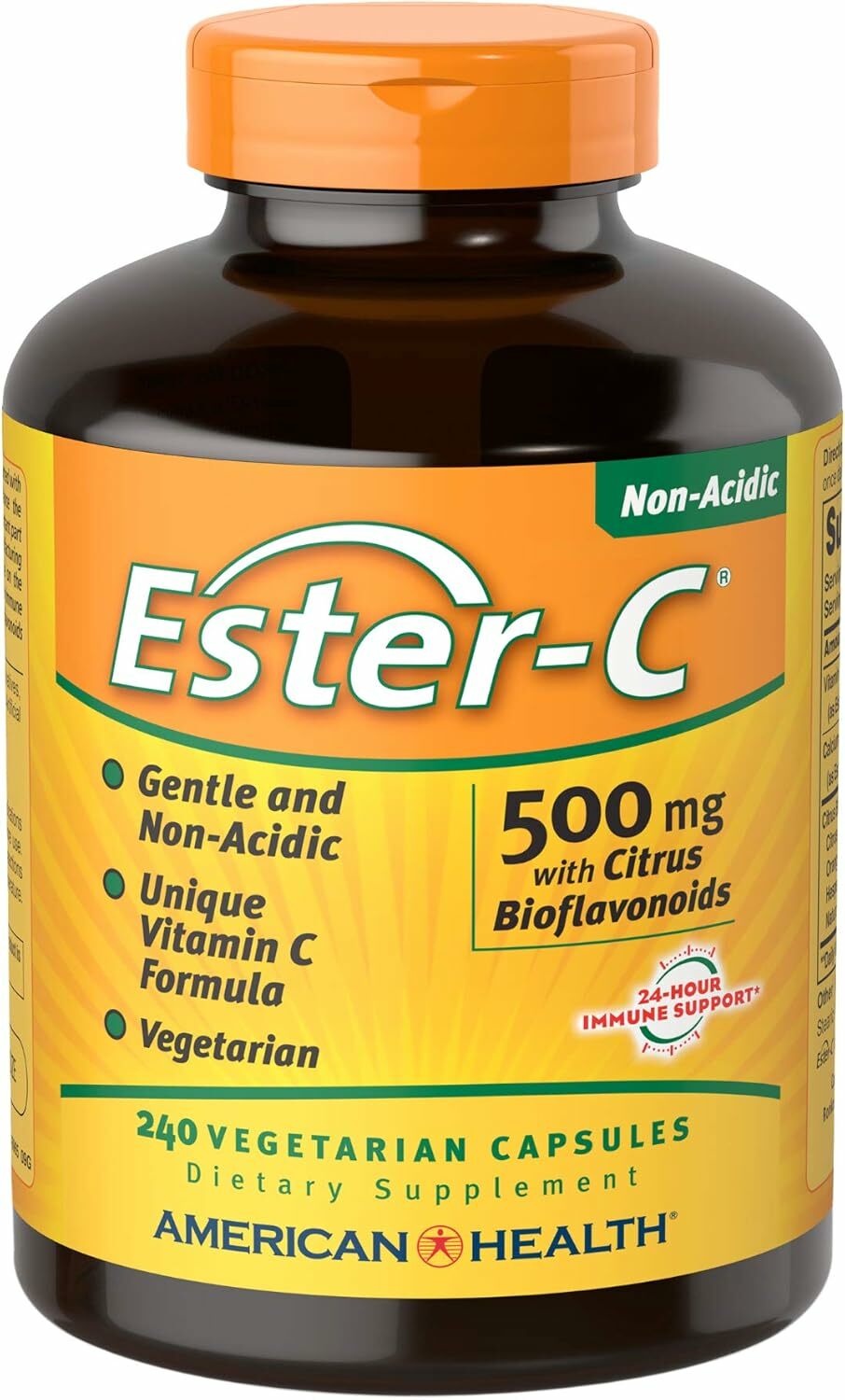 [現貨] Ester-C 酯化維他命C 500毫克 240粒膠囊 含柑橘生物類黃酮 American Health