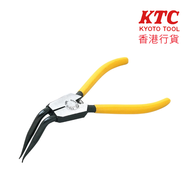 KTC 鉗軸用弧形長卡環 BENT EXTERNAL SNAP RING PLIER, LONG TYPE (SOP172LL)
