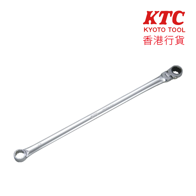 KTC 超長棘輪擺動式梅花扳手（MR15L-15F）