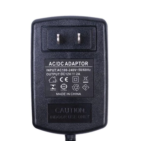 12V DC 變壓器 (1A以上，接頭5.5*2.1)