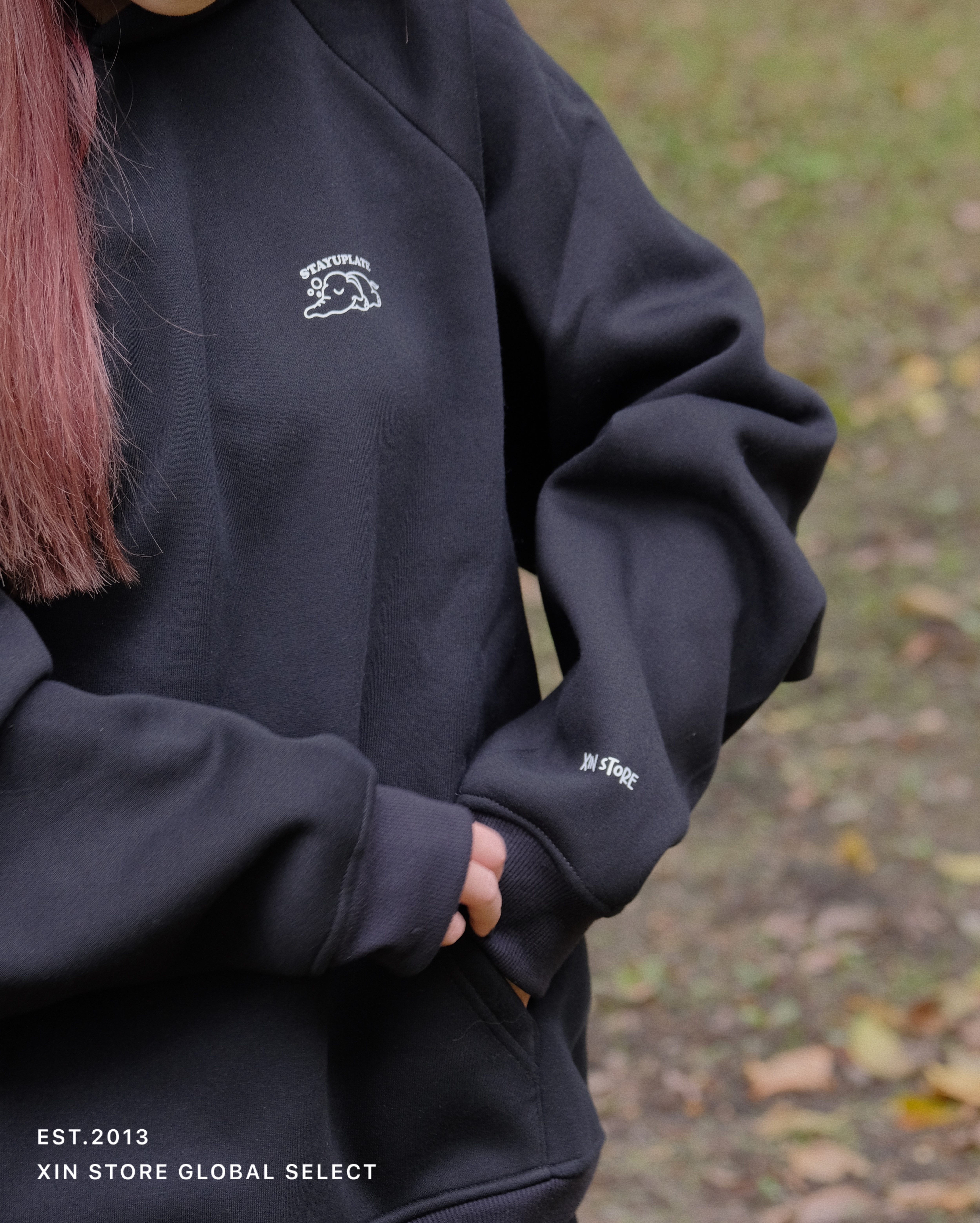 <現貨>Stay up late x Xin Store 聯名款 純棉 印花 帽T