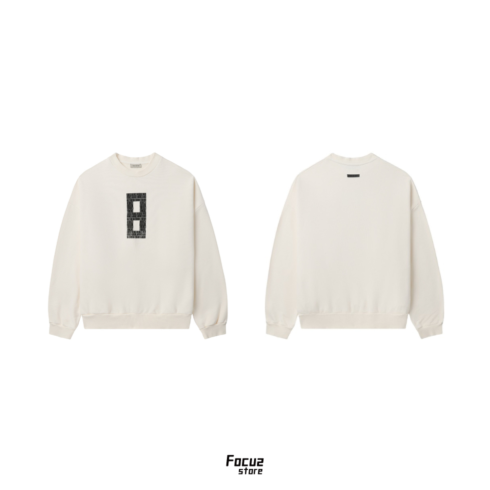 【Focus Store】預購 FEAR OF GOD 8 crew neck sweatshirt "Beige" 米白 衛衣